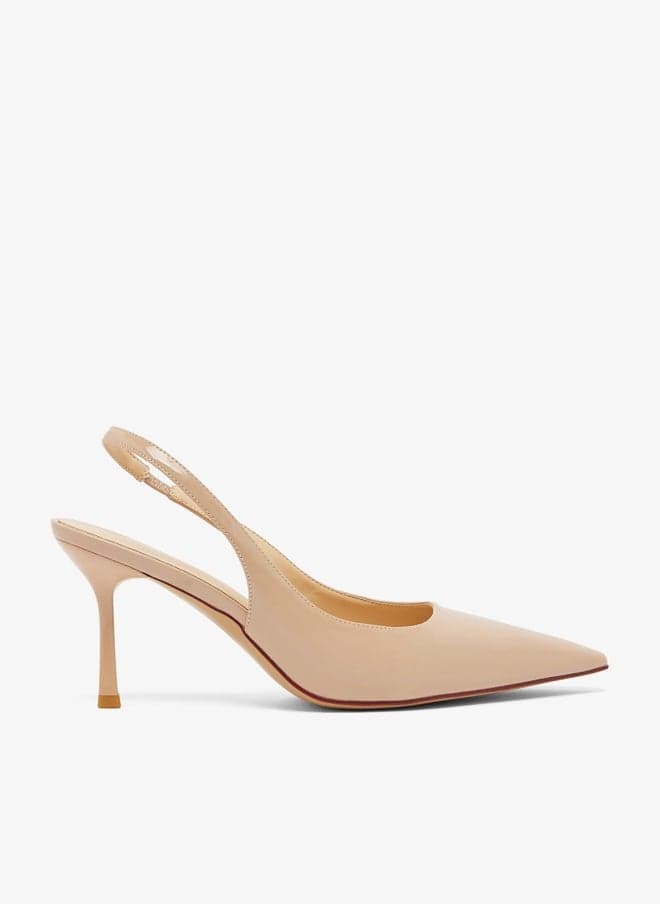 Pink Stiletto Slingback Pumps Xz256043 - Image 1