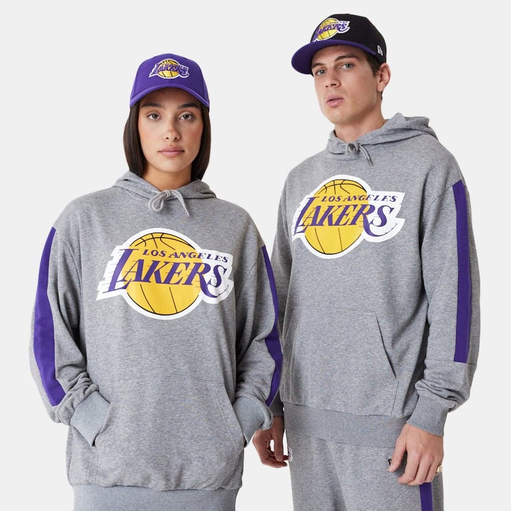 LA Lakers Colour-Block Men's Pullover Hoodie - Image 1
