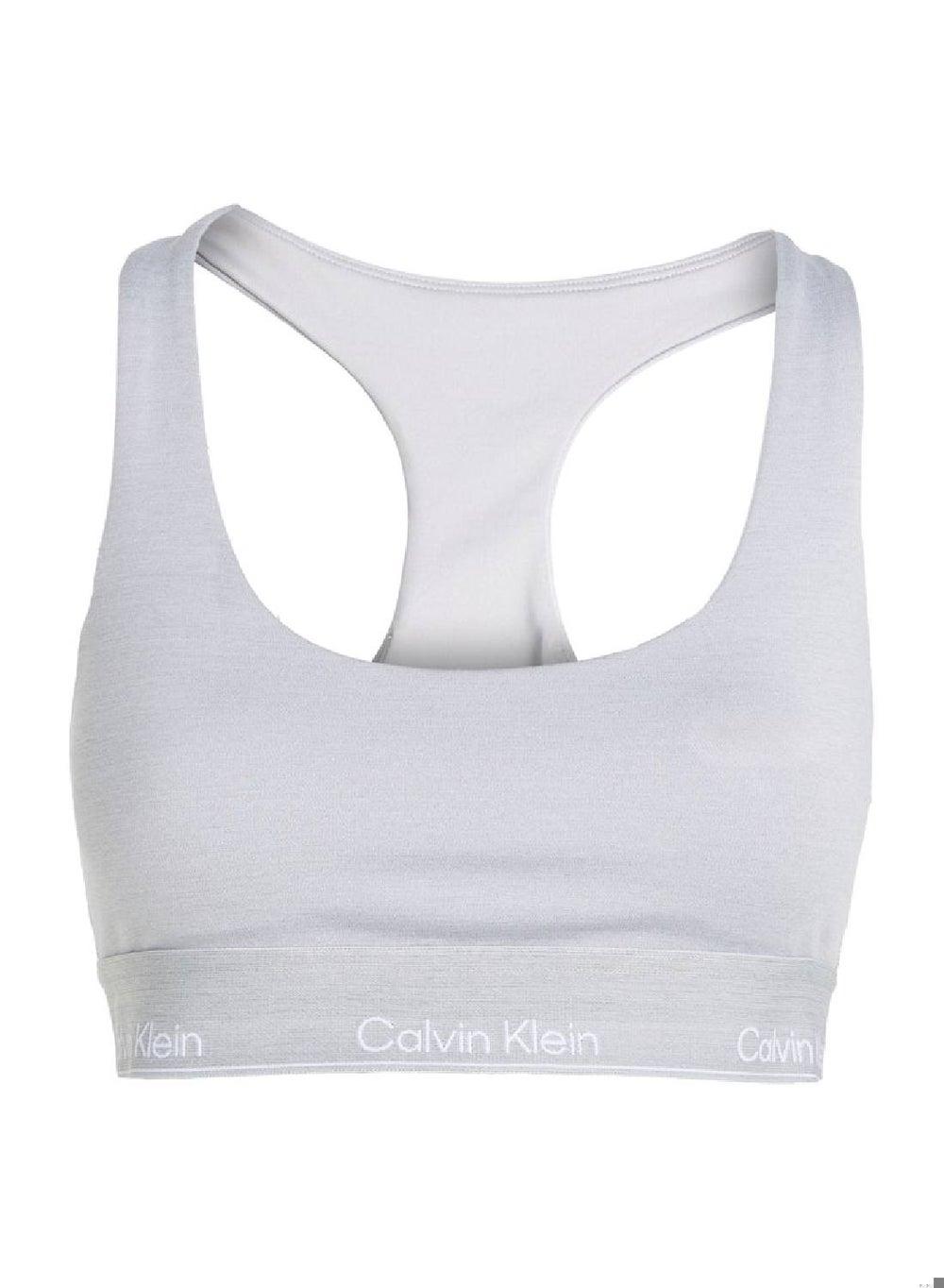 CK Sport Medium Impact Sports Bra P7A Grey Heather - Image 1