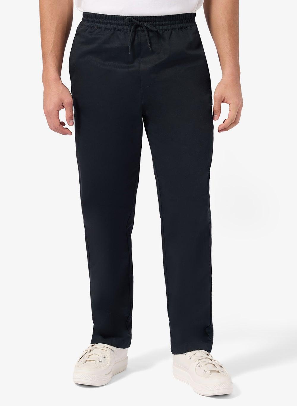 Converse Essential Logo Navy Cotton Sweatpants - Image 1