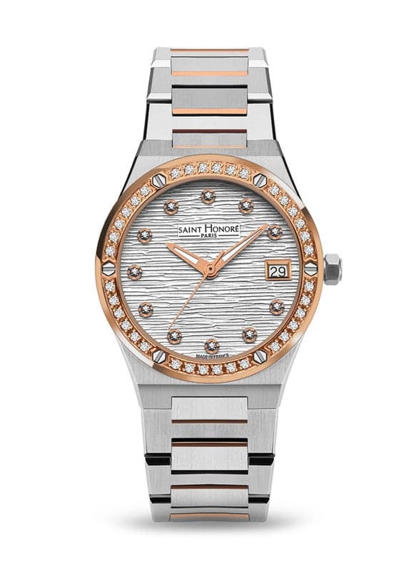 Saint Honore Paris New Haussman Diamond Rose Gold Watch NH752126 - Image 1