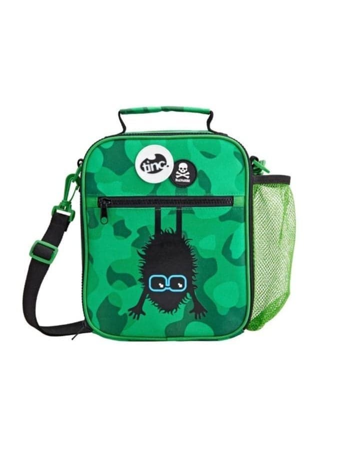 Hugga Camo Satchel Lunch Bag Green - Image 1