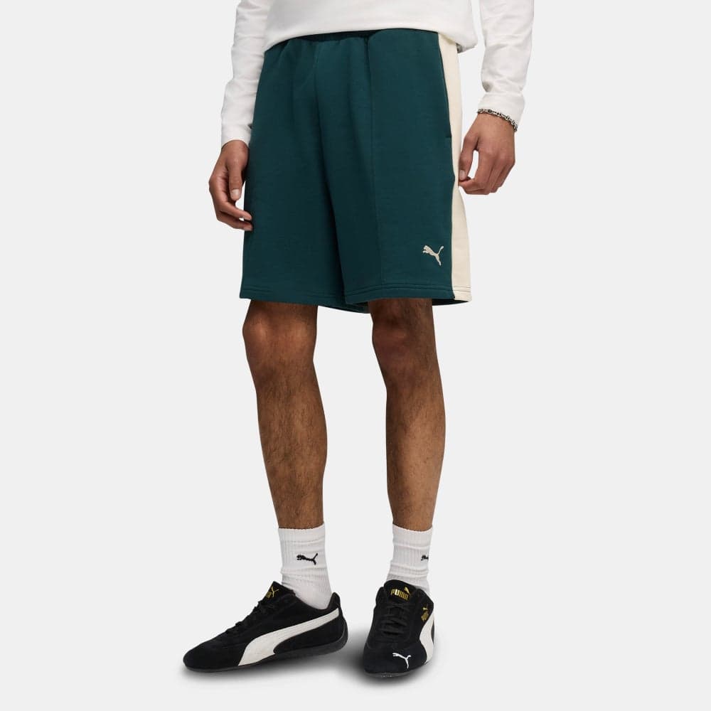 PUMA Men's T7 Green Shorts Pm63431475 - Image 1