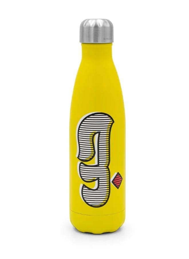 Hubb 500ml Insulated Yellow Water Bottle - Image 1