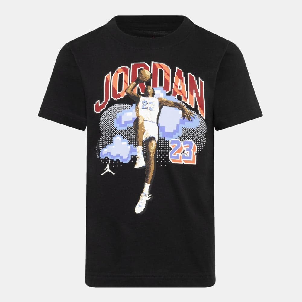 Jordan Kids Air Digital Graphic T-Shirt Black - Image 1