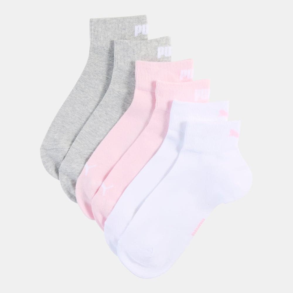 PUMA Lifestyle Quarter Socks 3-Pack Cushioned Comfort - Image 1
