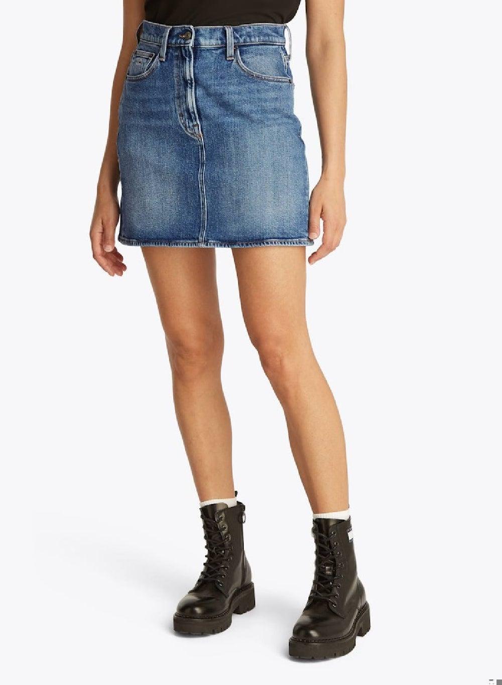 Y2K Mom Fit Denim Mini Skirt BI0134 - Image 1