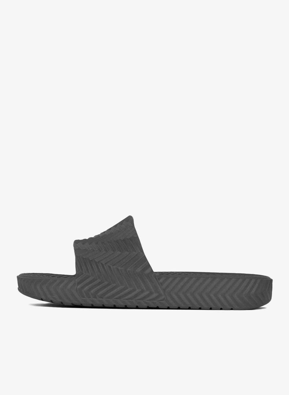 Eva Knit Comfort Slides Grey Unisex Lightweight - Image 1