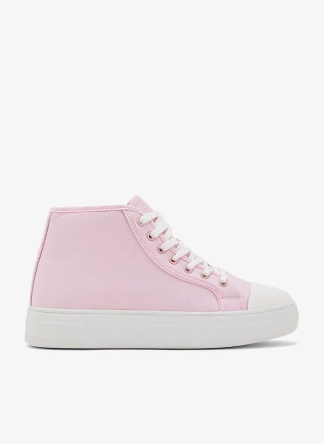 LT Pink Y175 High-Top Casual Sneakers - Image 1