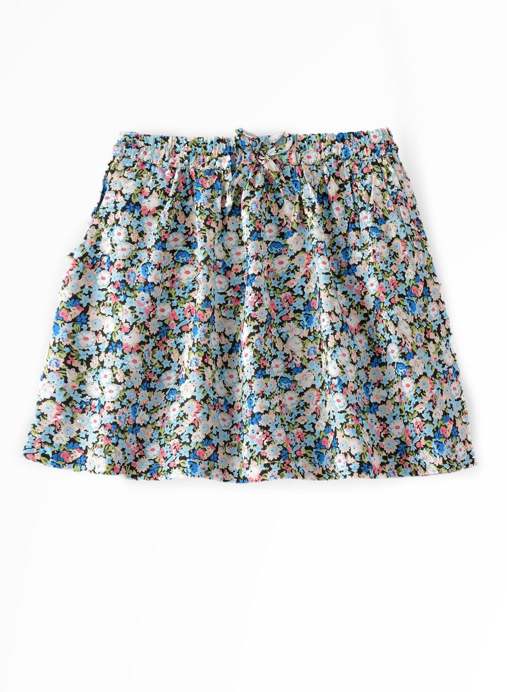 Sunny Swirls Xtdgsp2420 Girls’ Multicolour Viscose Midi Skirt - Image 1