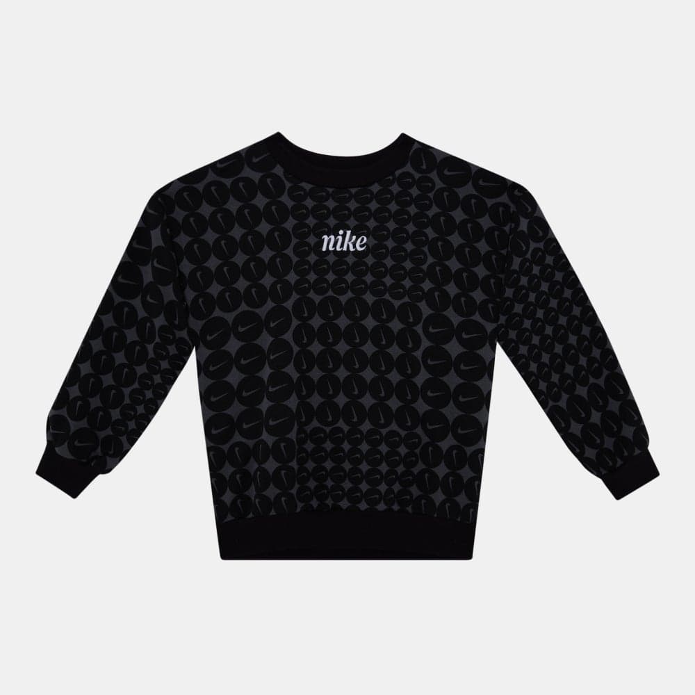 Nike Kids Essentials Allover Print Crewneck Sweatshirt - Image 1
