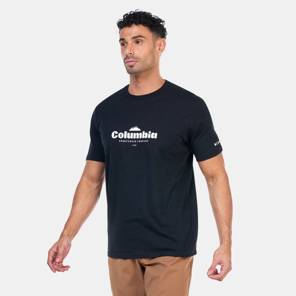 CSC™ Vintage Graphic Organic Cotton T-Shirt Grey - Image 1