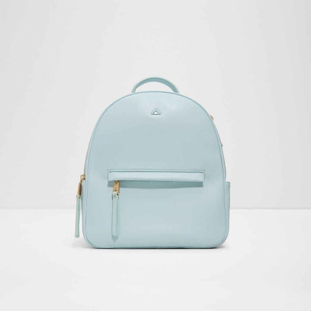 Coridon Light Blue Faux Leather Women's Backpack - Image 1
