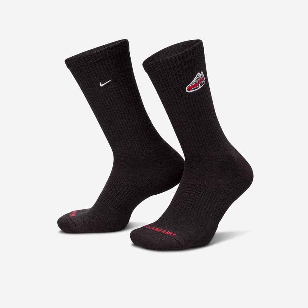 Nike Everyday Plus Cushioned Crew Socks Black - Image 1