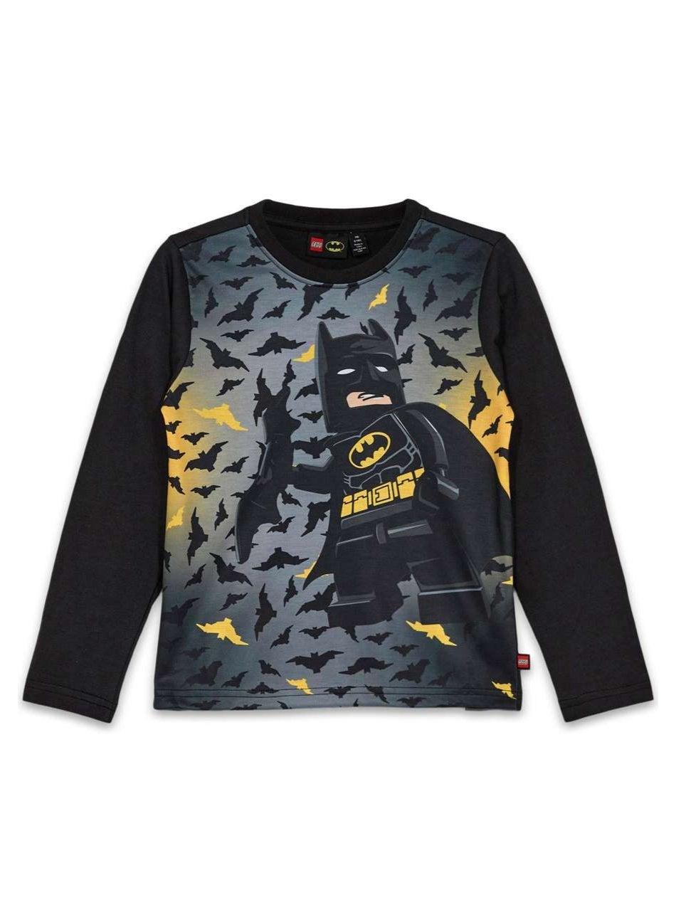 LEGO LWTANO 601 Boys Black Long Sleeve T-Shirt - Image 1