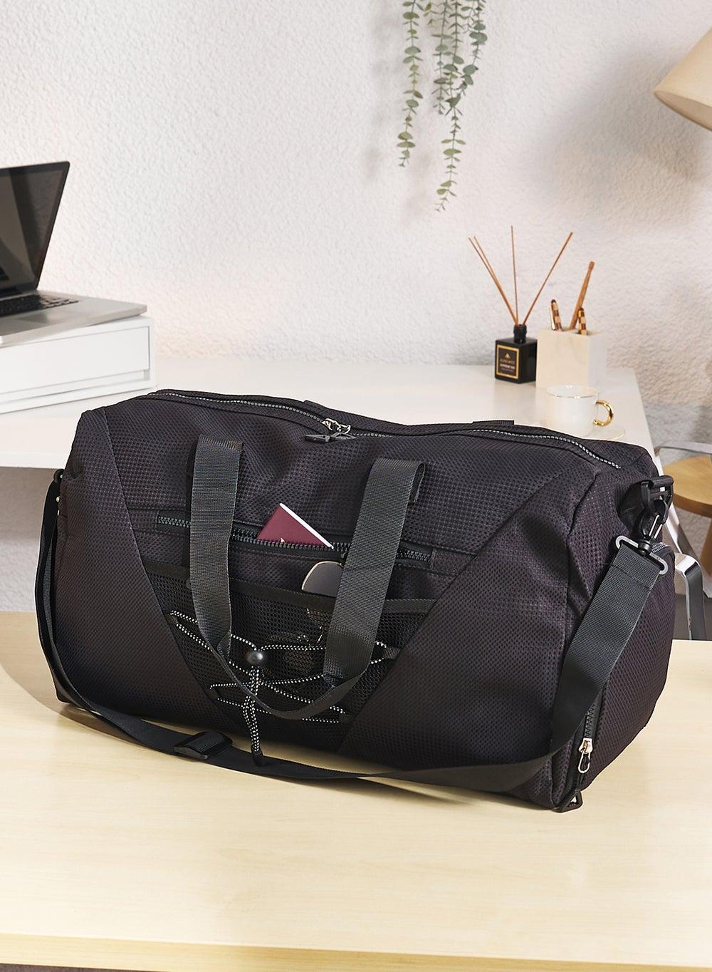 Vlm290 Black Weekender Premium Travel Duffle - Image 1