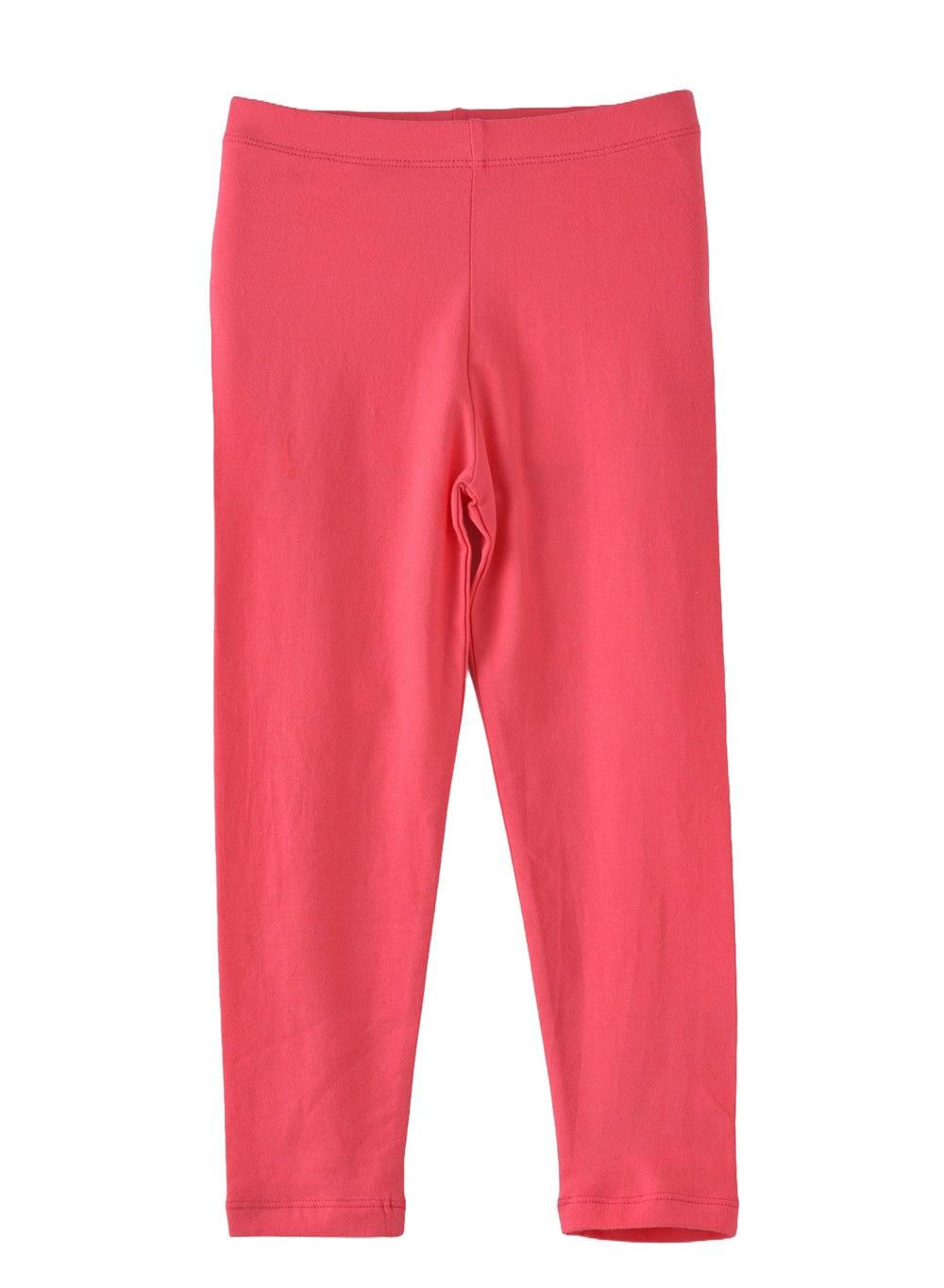 Sunny Steps Coral Cotton Girls Leggings Lgtdg 02 - Image 1