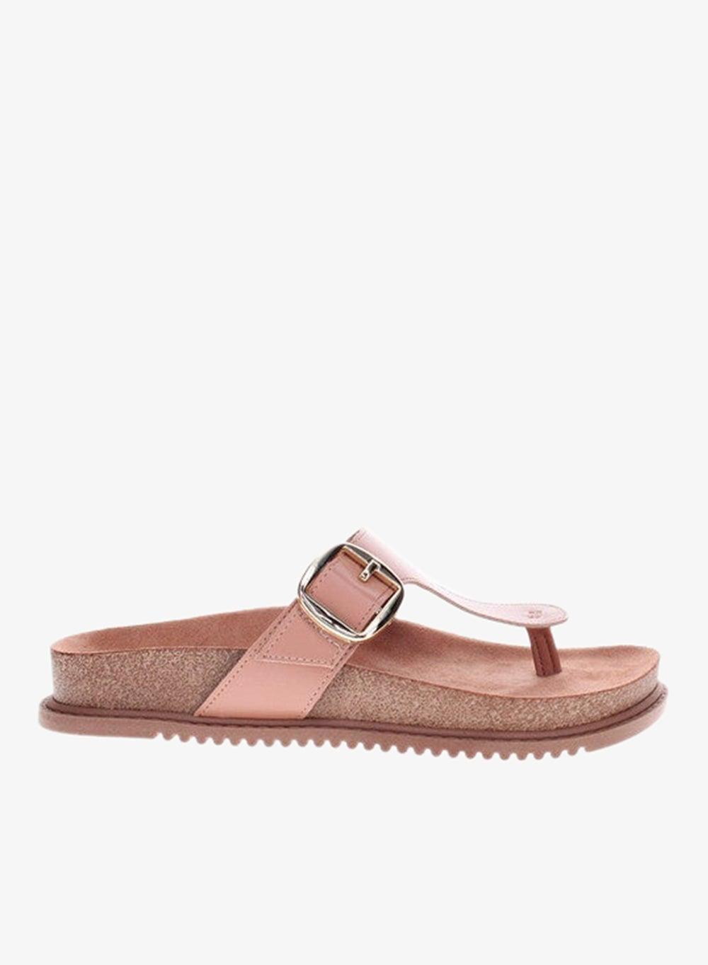 Beira Rio Nude Flat Sandals – Brazil Comfort Classic - Image 1