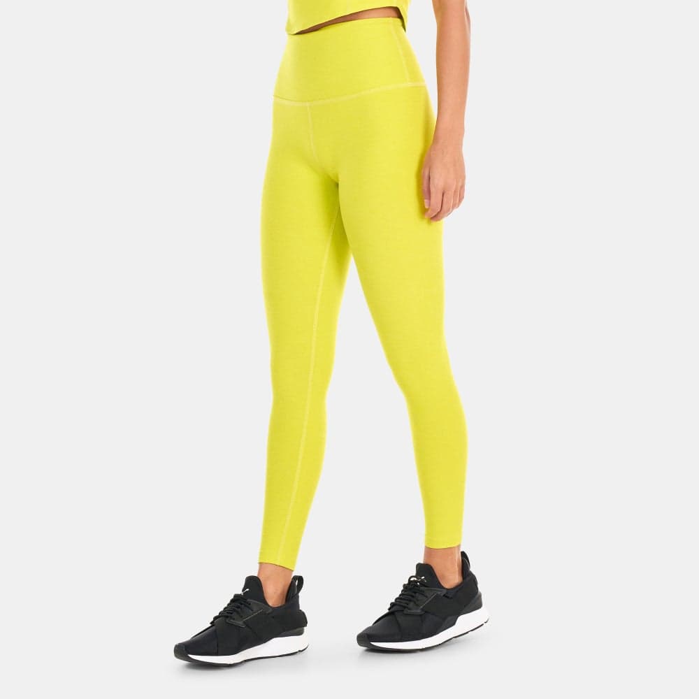 Spacedye Midi High-Waisted Leggings Yellow - Image 1