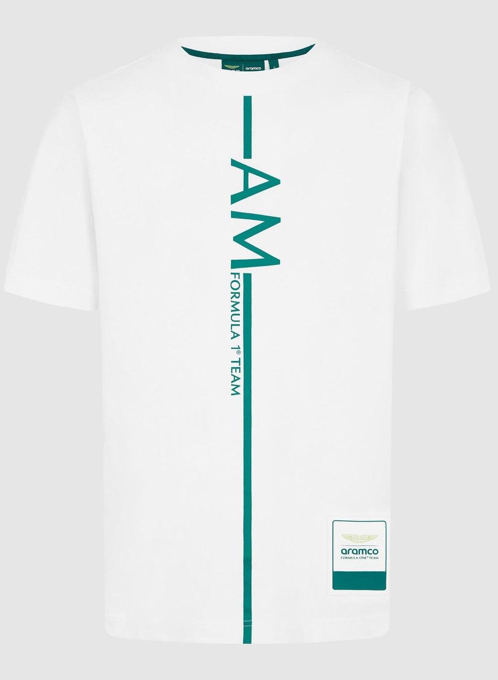 AMF1 FW Oversized Tee in White - Image 1