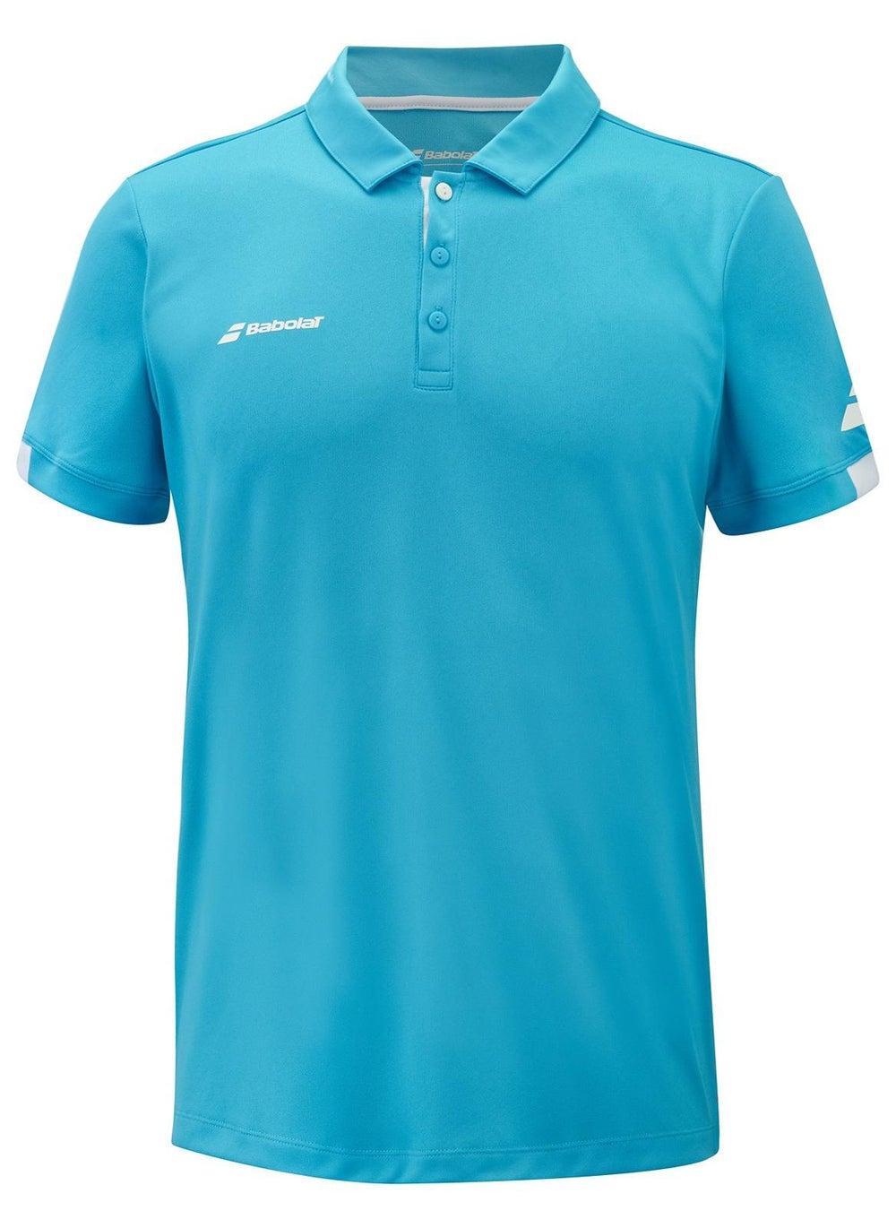 Babolat Play Men’s Tennis Polo 3Mp2021-4124 Cyan Blue - Image 1