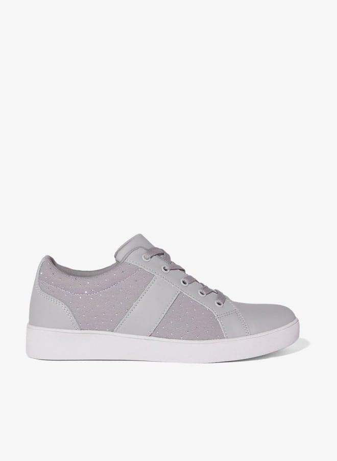 Diamante L018 Light Grey Casual Sneakers - Image 1