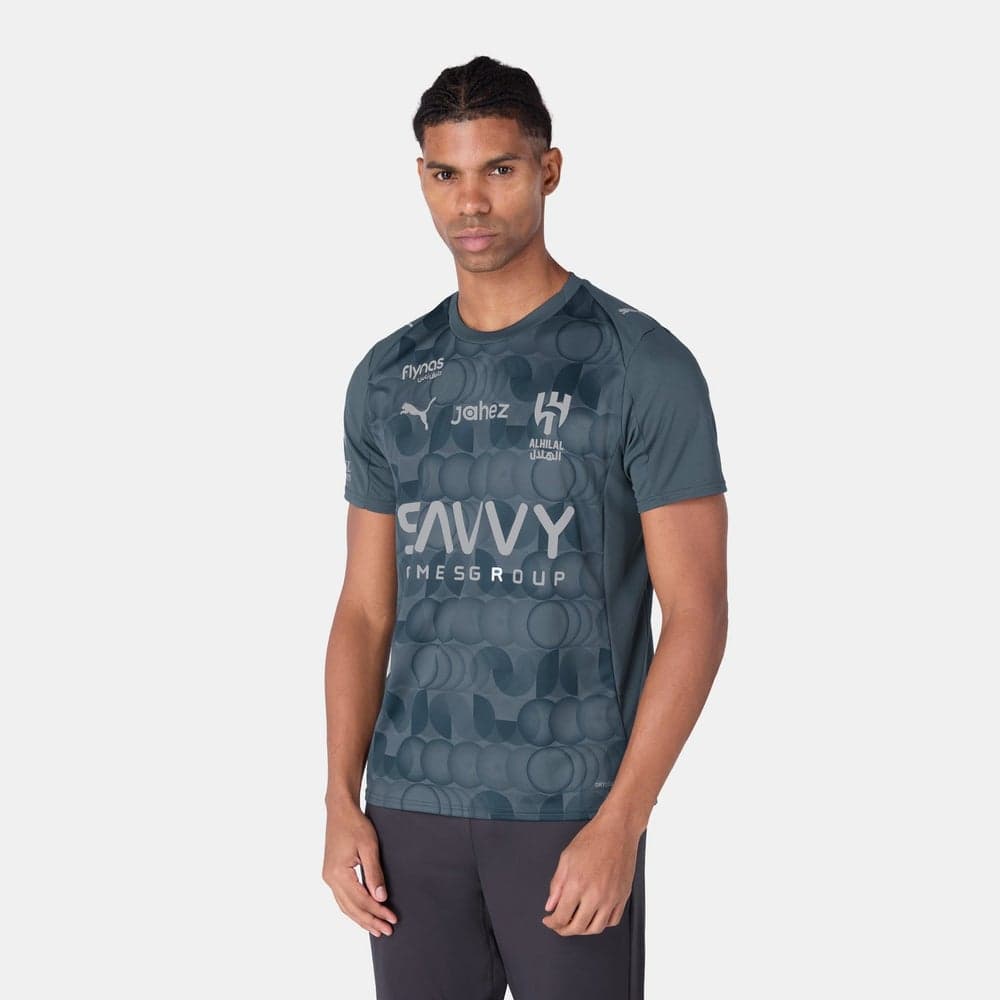 Al Hilal 25/26 Away Replica Jersey Grey - Image 1