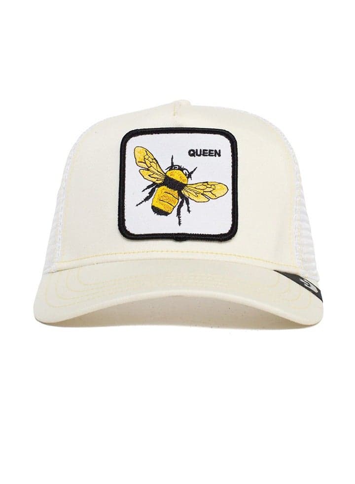 Goorin Bros. Queen Bee White Animal Print Cap - Image 1