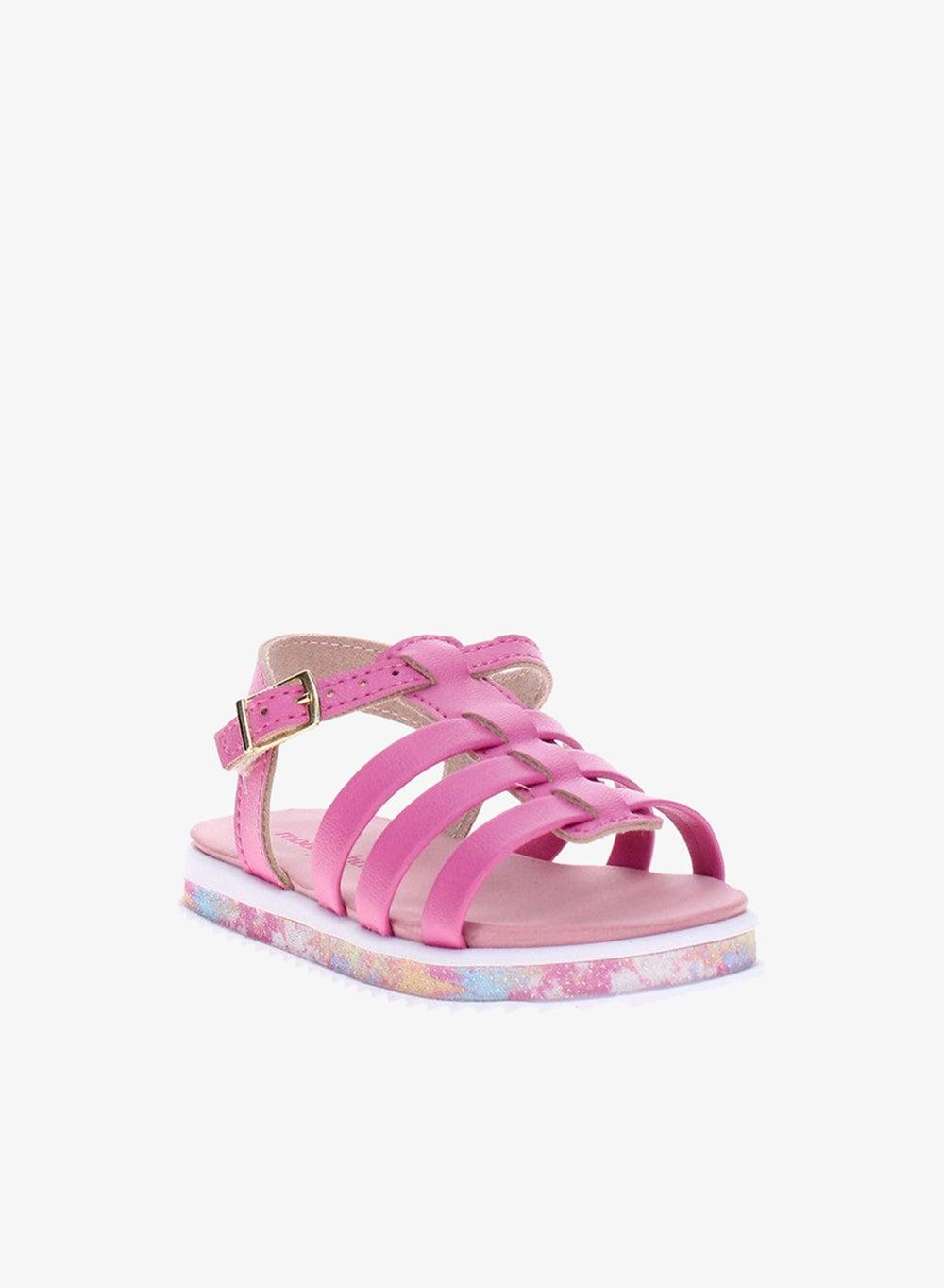 Elegant Pink Back Strap Women’s Slingback Sandals - Image 1