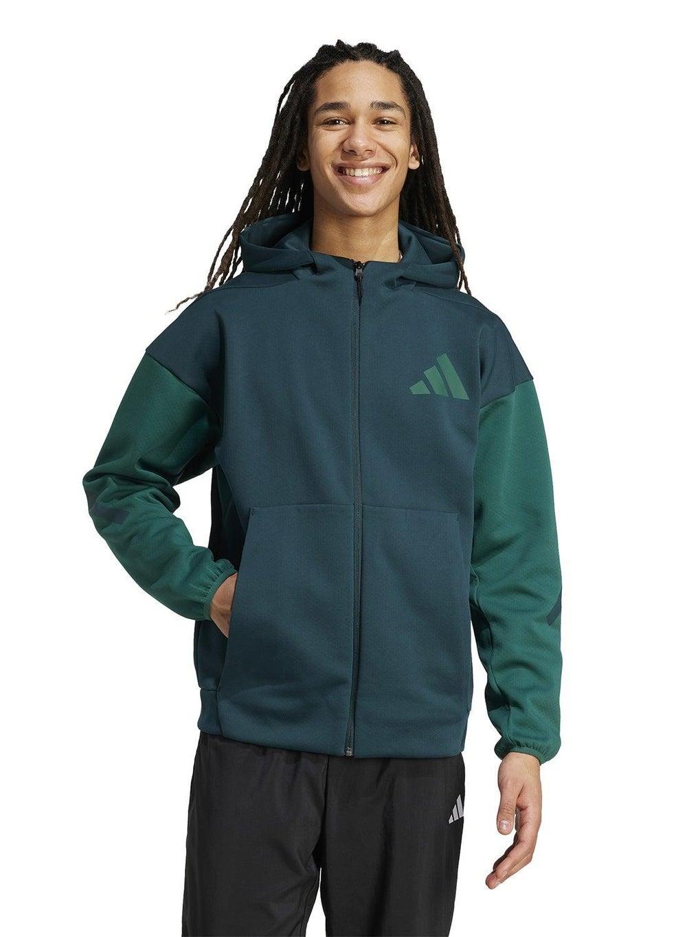 Z.N.E. Full-Zip Hoodie in Aurivy CGreen - Image 1