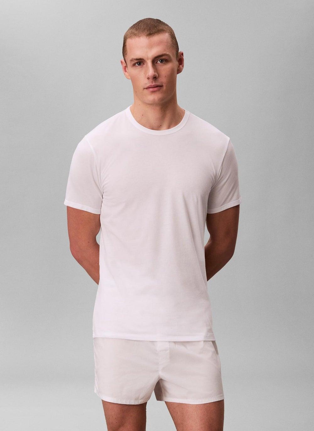 Calvin Klein 3-Pack Slim Cotton Stretch T-Shirts - Image 1