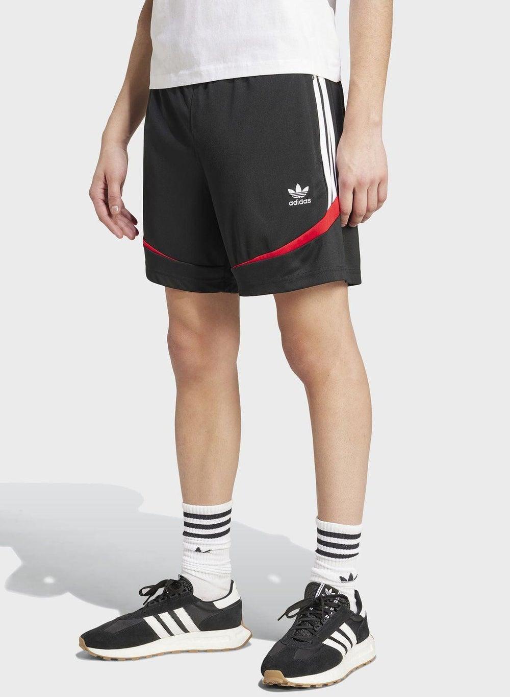 Archive Shorts Black Better Scarlet Striped Polyester - Image 1