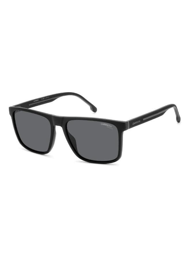 Carrera 8064/S Rectangular Grey Polarized Sunglasses - Image 1