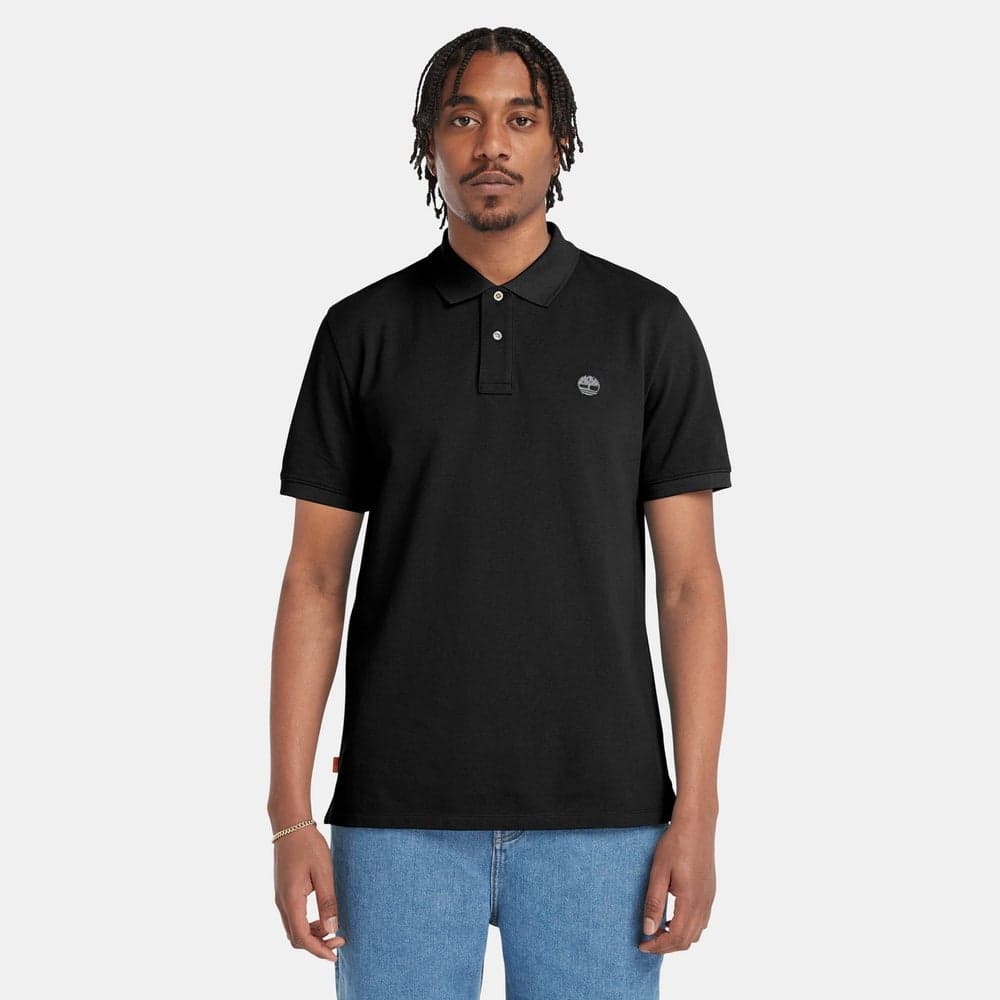 Timberland Millers River Black Polo Shirt - Image 1