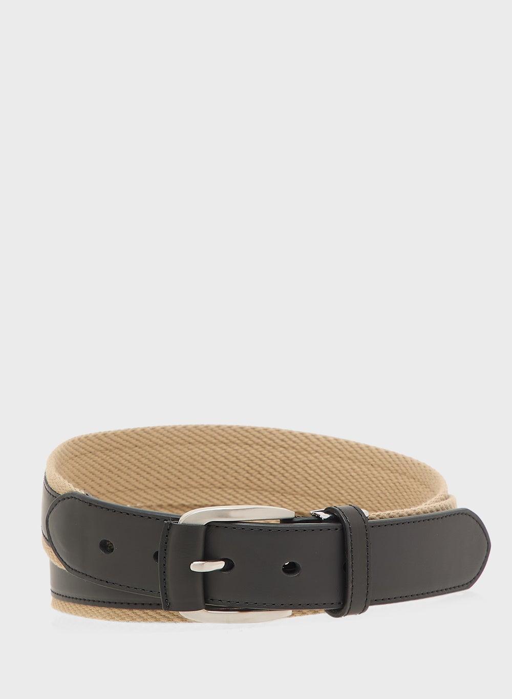 VB170 Black Casual Leather Belt for Men - Image 1