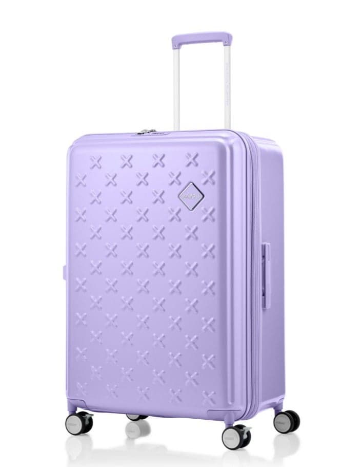 Sparky Lilac Hard Shell Suitcase with TSA008 & Spinner Wheels - Image 1