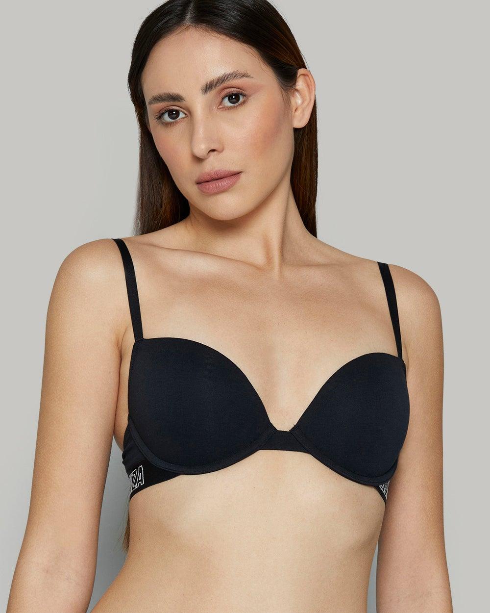 La Senza Remix Push-Up Plunge Cotton Bra - Image 1