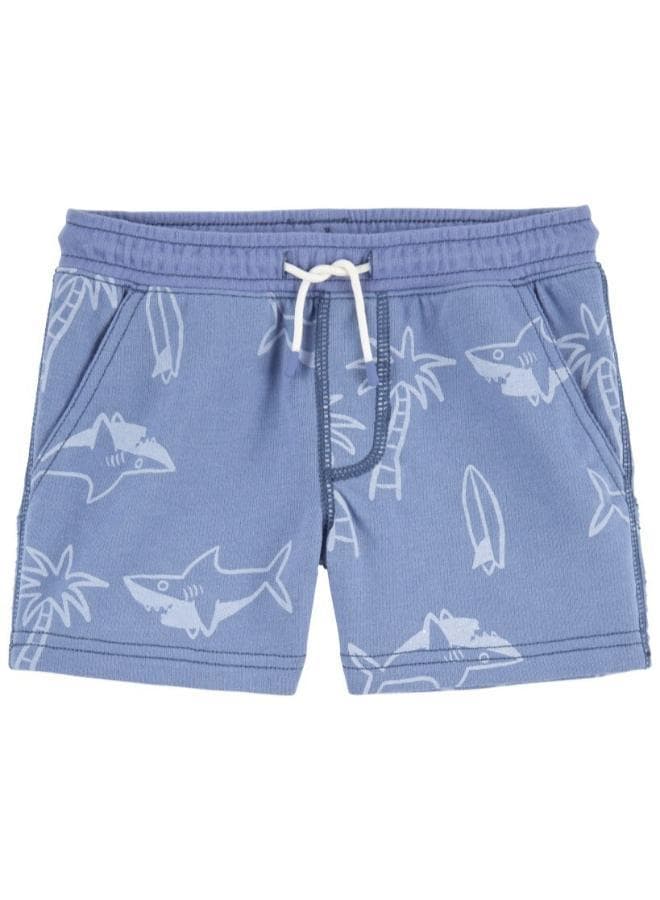 Printed Toddler Drawstring Shorts 2R049210 - Image 1