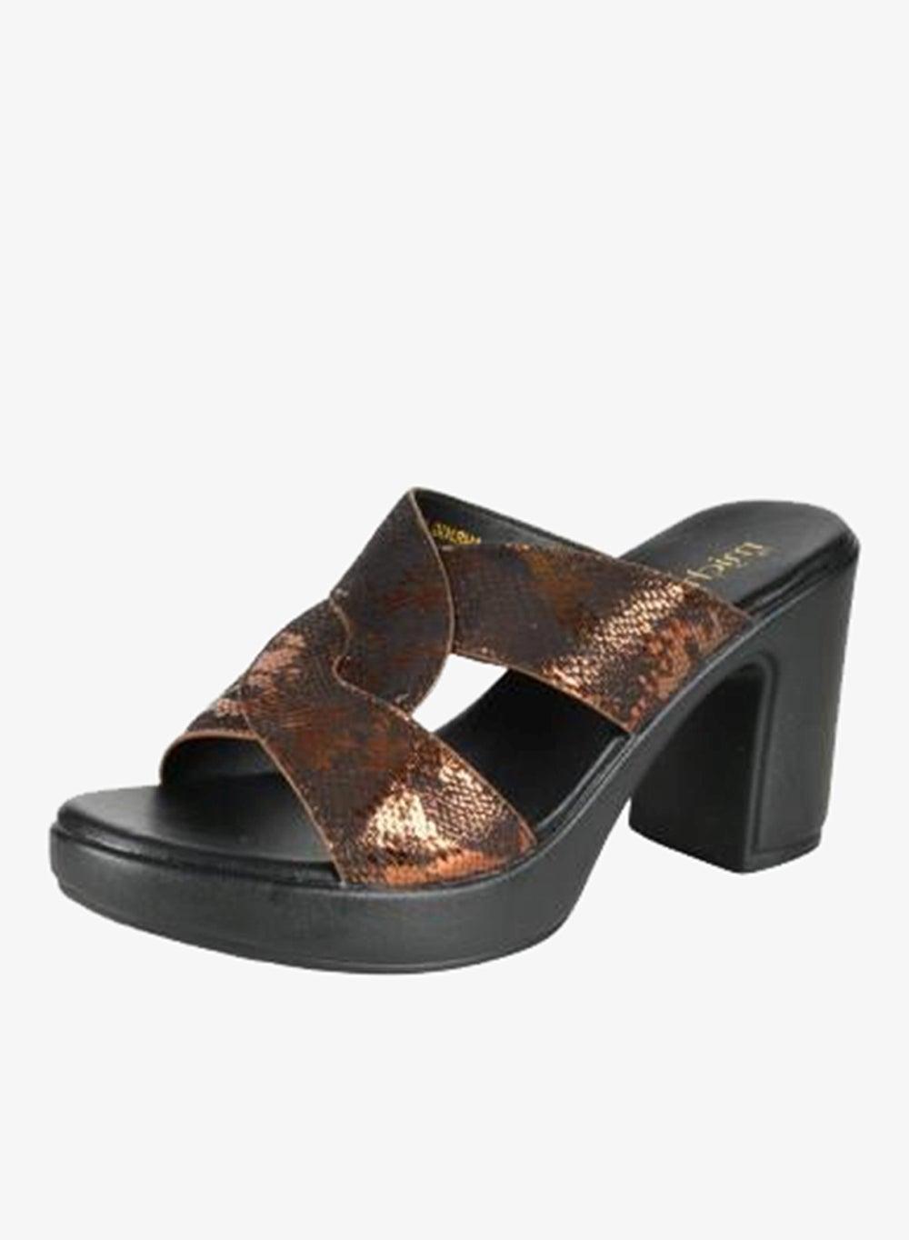 Michelle Morgan 414RJ43G Brown High Heel Sandals - Image 1