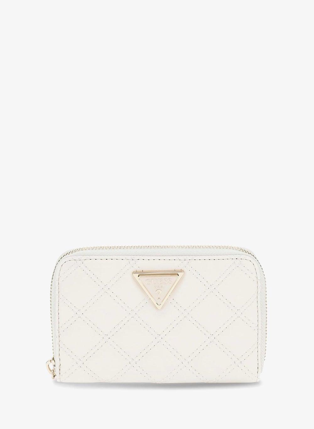 Giully Medium Zip Around Bi-Fold Wallet White - Image 1