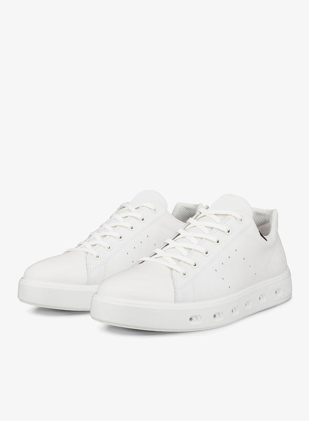 ECCO Street 720 M White Leather Sneaker - Image 1