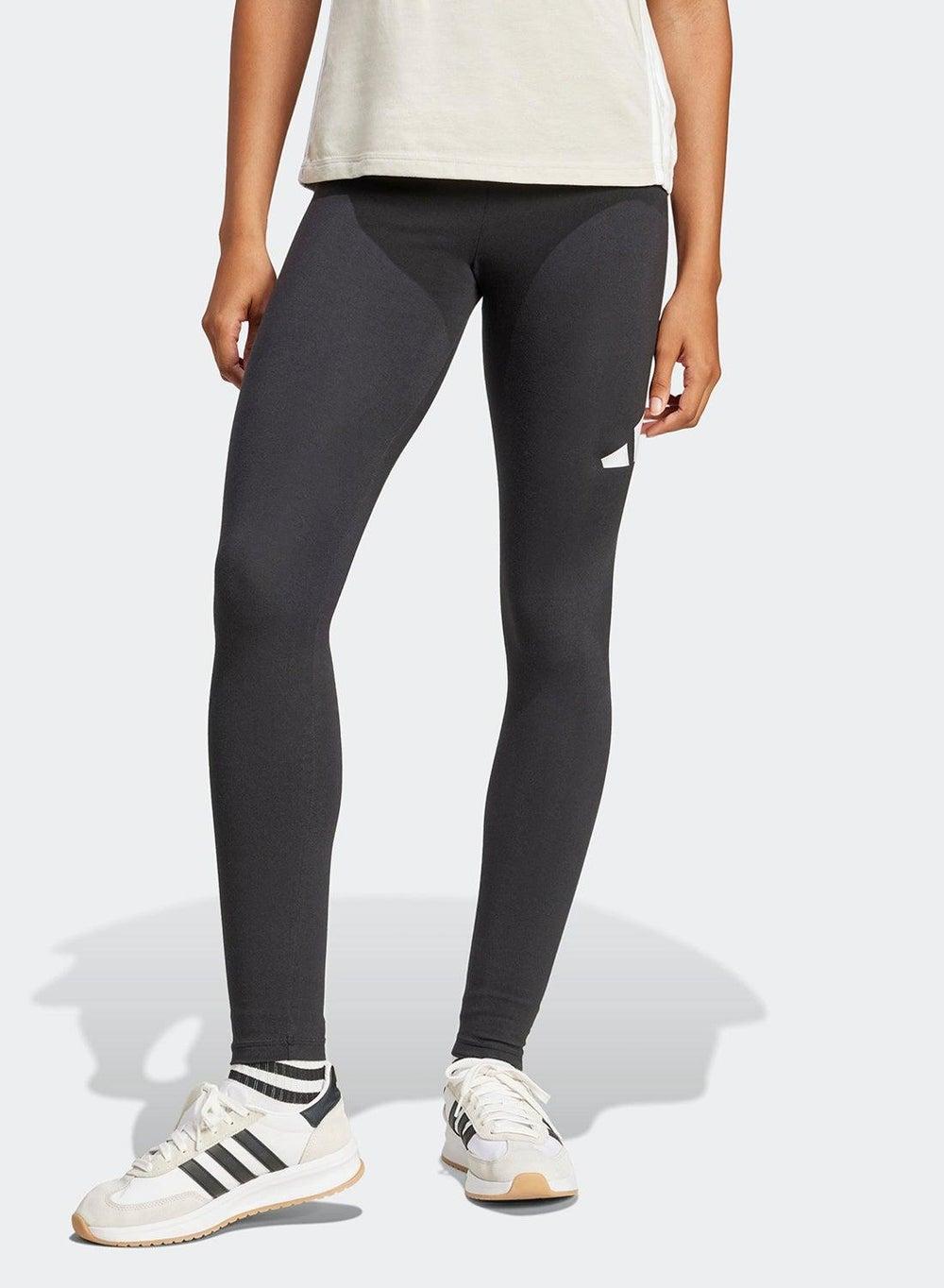 Adidas Essentials Big Logo Cotton Leggings Women Black - Image 1
