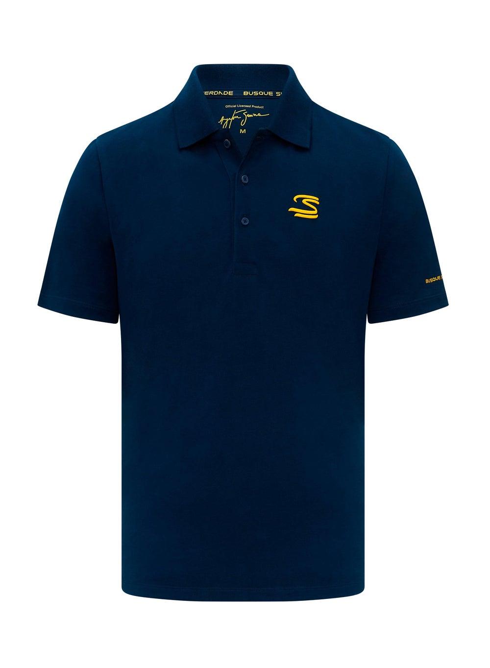 Men’s Blue Classic Fit Polo Shirt - Image 1