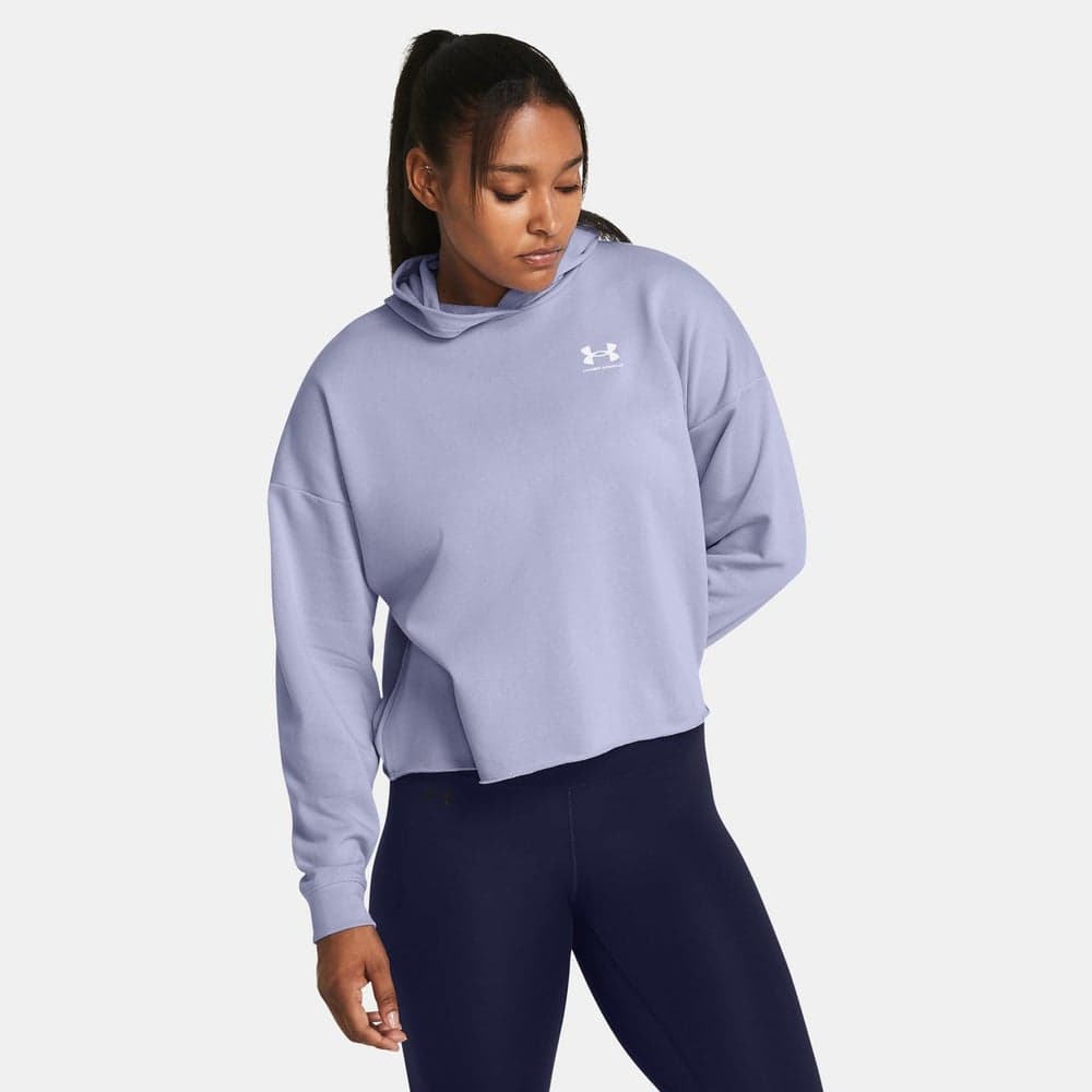 Under Armour Women’s Rival Logo Hoodie Purple - Image 1