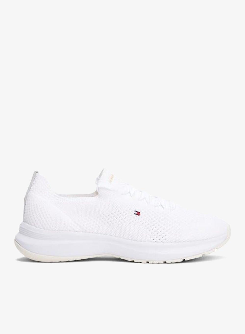 Tommy Hilfiger Knit Runner Lace-Up Sneakers FW0FW08813YBR - Image 1