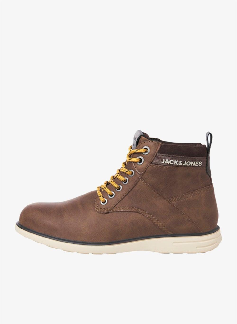 Brown Lace-Up Casual Ankle Boots 12243420 - Image 1