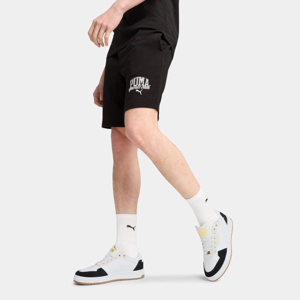 PUMA Men's Class Shorts Black 8" Drawcord Fit - Image 1