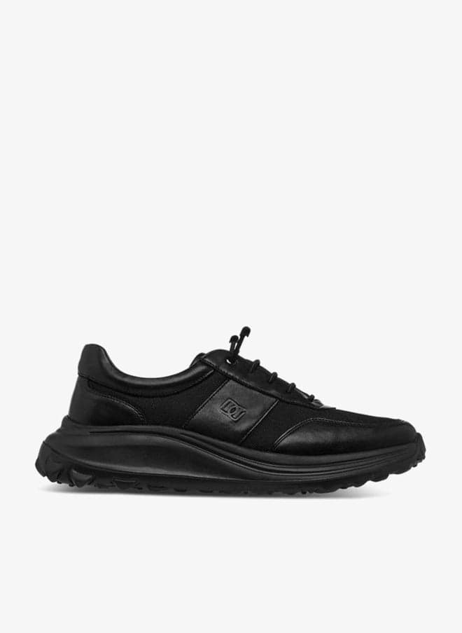 Men’s Panelled Lace-Up Sneakers A1 A9116 H4 - Image 1