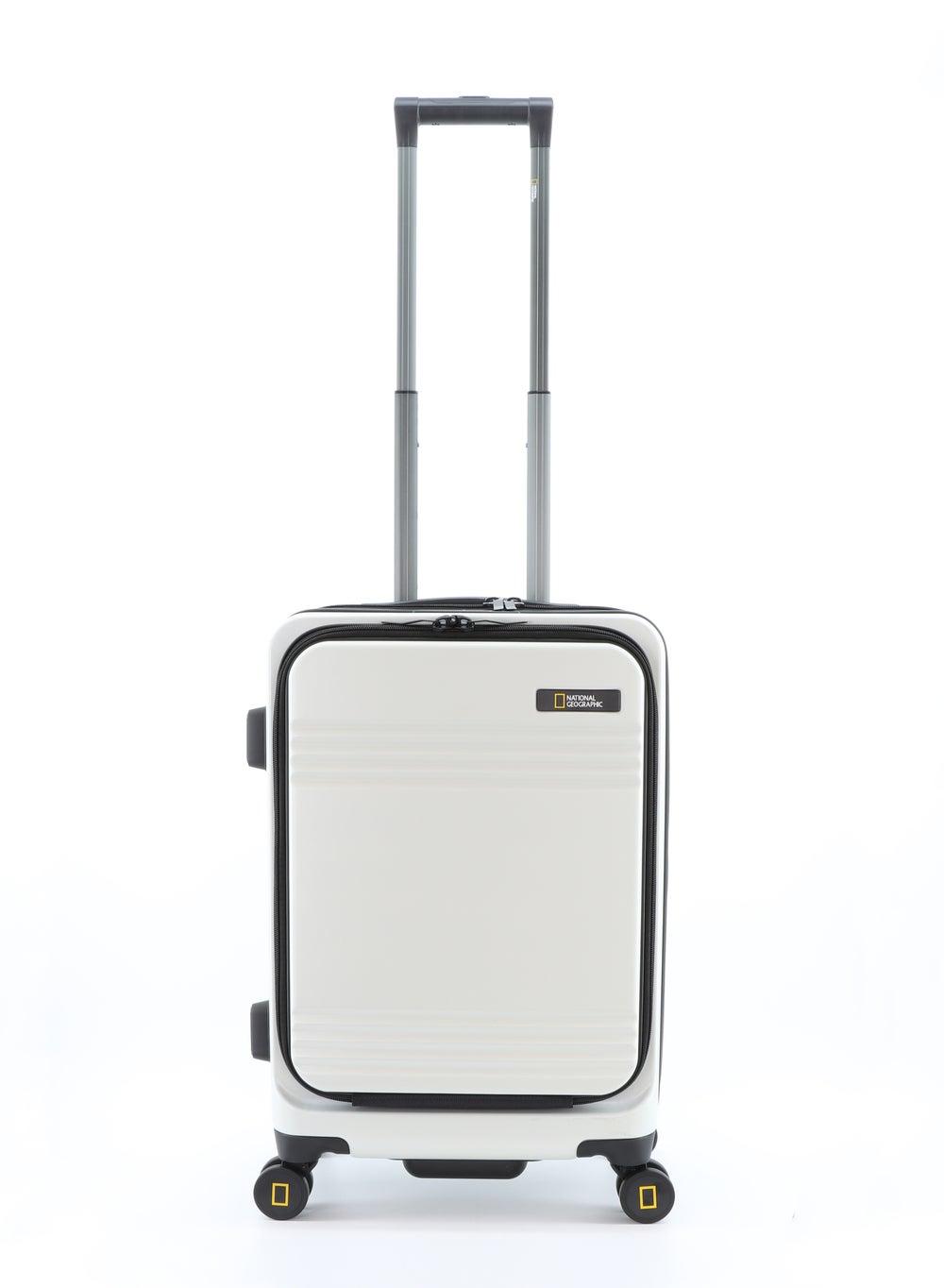 National Geographic Lodge 20” Carry-On Laptop Suitcase White - Image 1