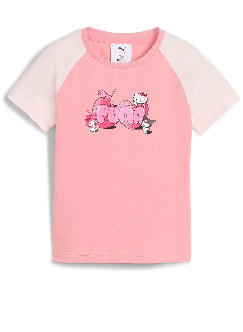PUMA Hello Kitty & Friends Slim Graphic T-Shirt 63239127 - Image 1